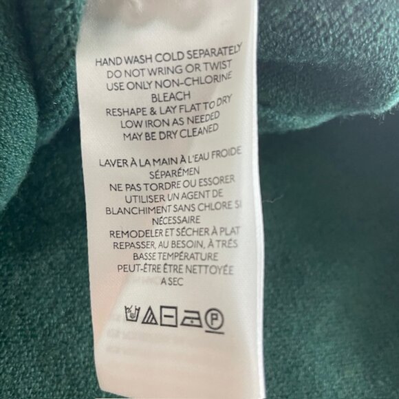 FREE PEOPLE ORION A-LINE TUNIC SWEATER SIZE SMALL BLACK FOREST GREEN NWT - Picture 11 of 13